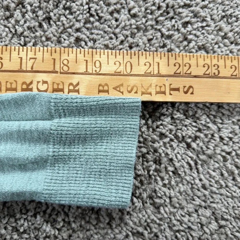 Madewell heathered Cardigan Sweater sage Green Medium Long Sleeve Open‎ Front